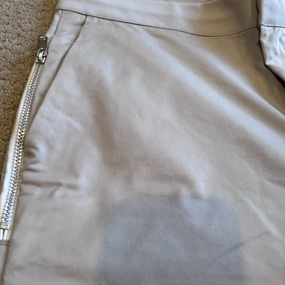 Nike Sportswear Cropped Woven Unlined Sneaker Pants Beige Sz M/32 #DD7032-236 - Picture 8 of 15